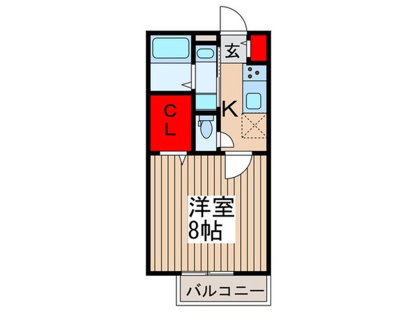 ヴィサージュの物件間取画像